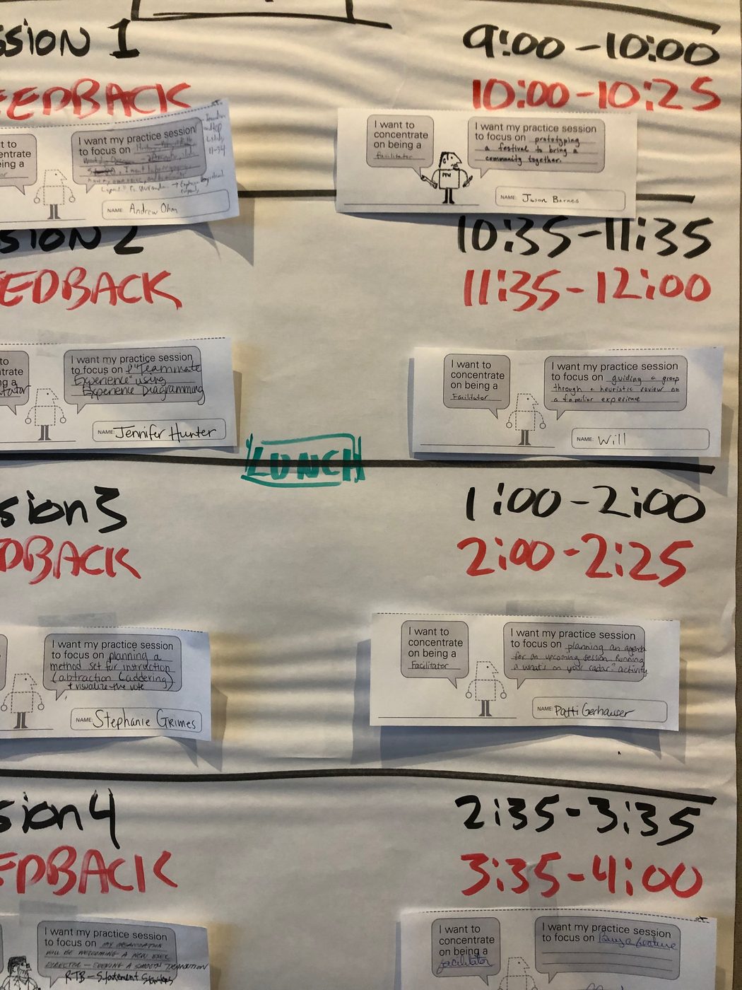 Physical workshop trace 112